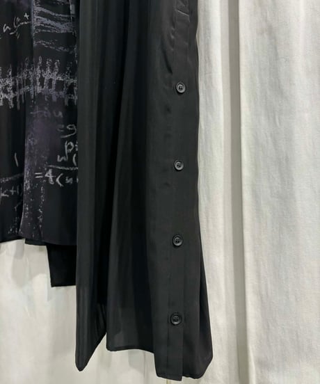 2022SS yohji yamamoto pour homme シルクブラウス（HG-B16-418）