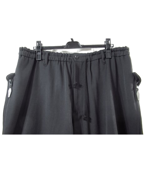 14aw yohji yamamoto pour homme GOTHICチャーム付き テーパードパンツ（HF-P11-100）