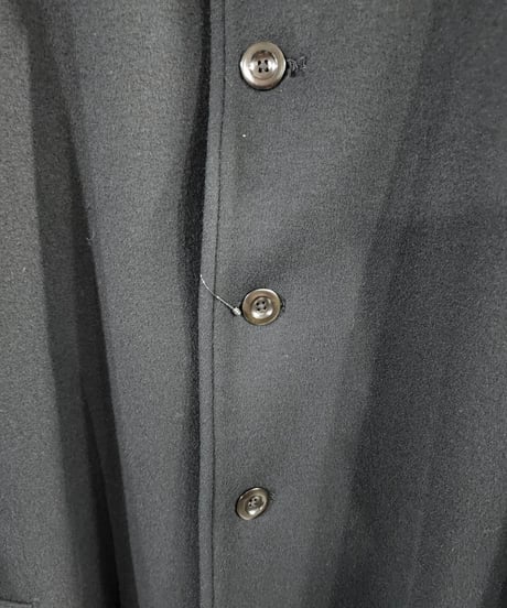 1998aw yohji yamamoto pour homme 黒 vintage ベルト付き ロングコート  (HY-C14-119)