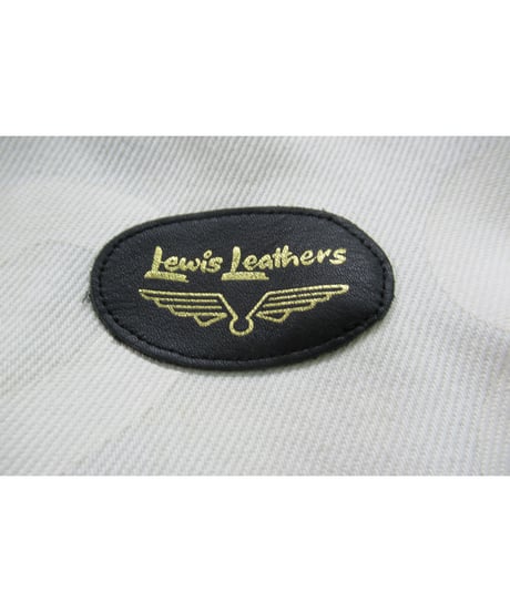 レア AD2002 初期 JUNYA WATANABE MAN×ルイスレザーLewis Leathers 白数字プリントライダースコットン素材ブルゾン（WI-J036）
