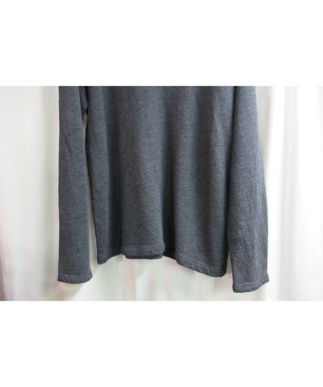Y's for men yohji yamamoto グレー ハイネックデザインニット ML-T17-162