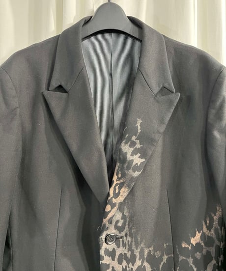 2022AW yohji yamamoto pour homme ヒョウ柄ジャケット（HE-J52-037）