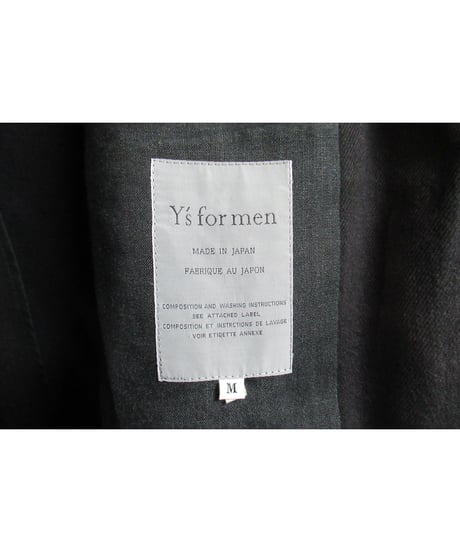 90's Y's for men yohji yamamoto vintage コットンシンプルジャケット MT-J50-010