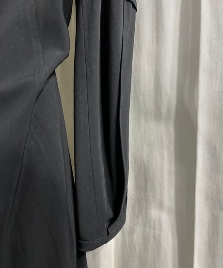 チュール付き 1994SS yohji yamamoto femme vintage デザインドレス（FT-D56-813）