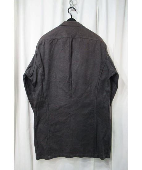 94ss yohji yamamoto pour homme vintage グレー パチポケットデザイン コットンジャケット（HT-J81-005）