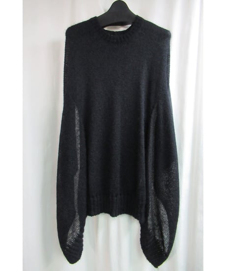 AD2014 JUNYA WATANABE COMME des GARCONS ポンチョ風 変形デザインニット JN-N031