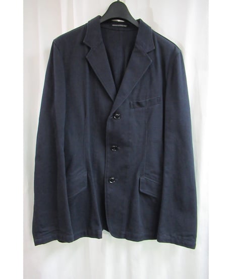 16ss yohji yamamoto pour homme 紺 バックファスナーデザインジャケット 3 HO-J71-042