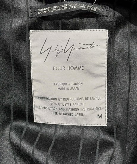 1998AW yohji yamamoto pour homme vintage リバーシブルデザインジャケット（HY-J63-100）
