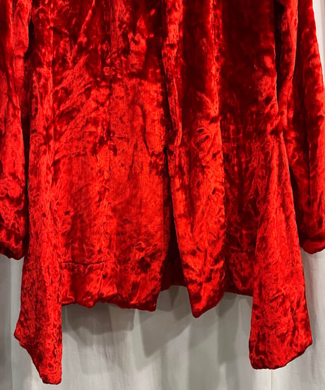 2005AW yohji yamamoto femme 赤 ベロアジャケット（FN-B10-241）