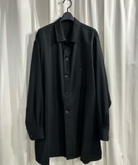 2018SS yohji yamamoto pour homme シンプルロングブラウス（HW-B46-100）
