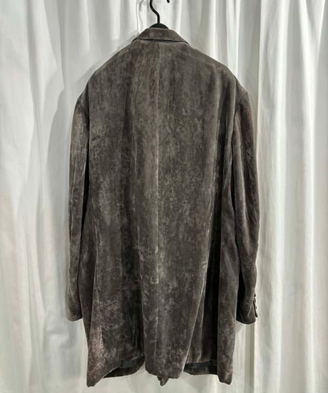 1994AW yohji yamamoto pour homme vintage ベルベットロングジャケット（HV-J32-209）