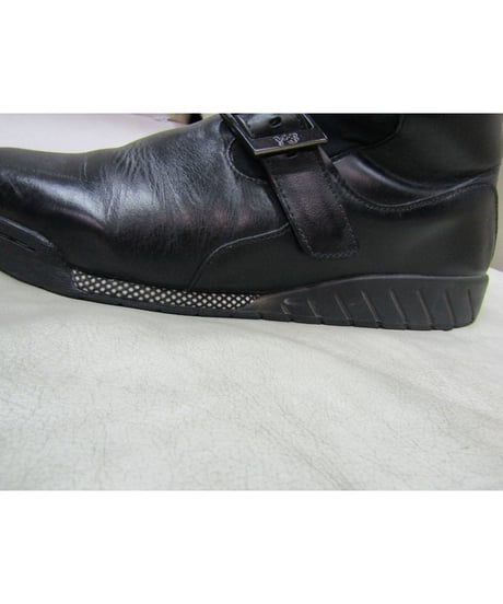 Y-3 yohji yamamoto ３本ラインデザインエンジニアブーツ