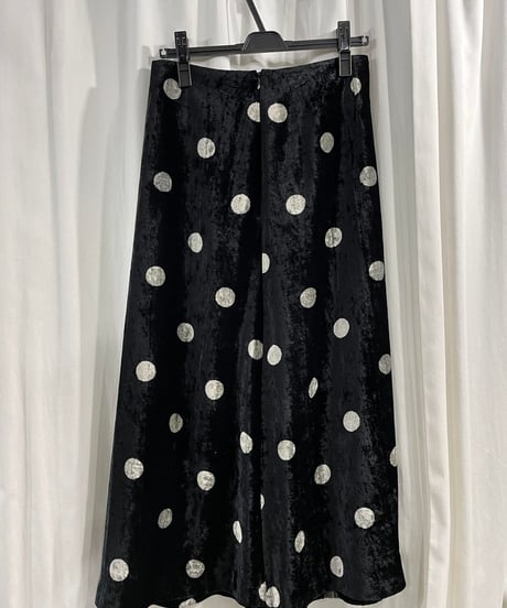 2000AW yohji yamamoto +NOIR ベロアロングスカート（NT-S02-220）