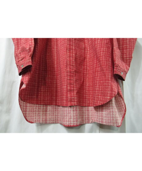 80’s Y’s for men yohji yamamoto vintage フライフロントデザイン チェックプリントブラウス（MBL-1）