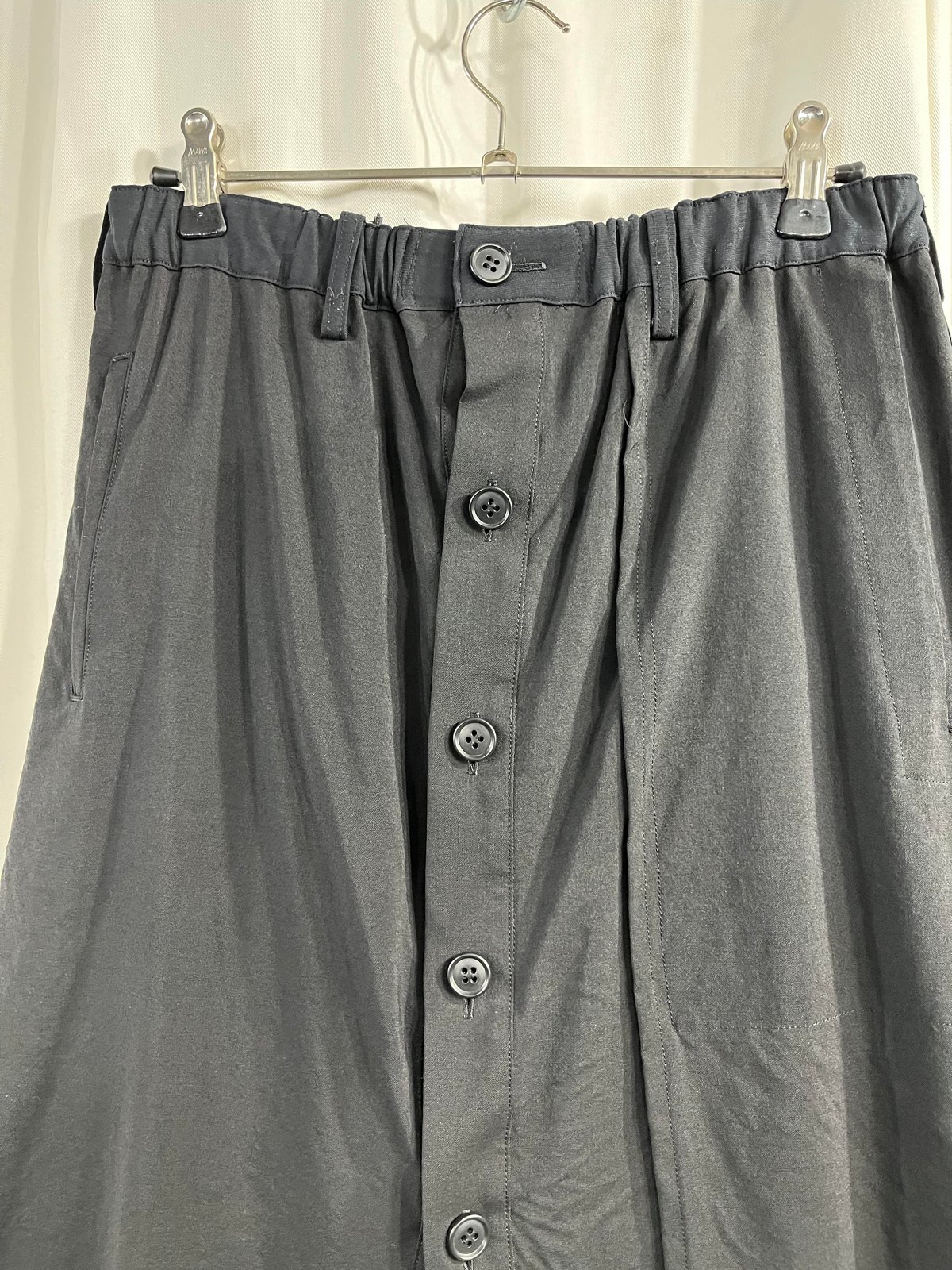 2014AW yohji yamamoto +NOIR 綿 ガウチョパンツ（NF-P38-81