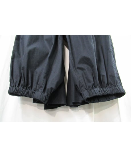 19aw yohji yamamoto pour homme  刺繍デザイン コットン カラスパンツ（HC-P04-003）