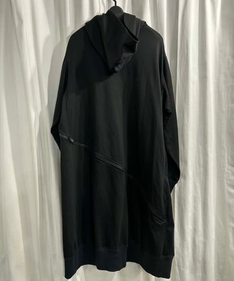 B yohji yamamoto フーテッドジップロングパーカー（NR-T78-274）