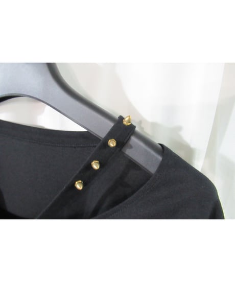 19aw B yohji yamamoto 長袖 スタッズデザインカットソー NC-T72-074