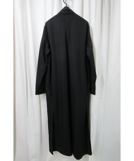 13aw yohji yamamoto pour homme ダブルファスナーデザイン ロングワンピース（HQ-D05-100）