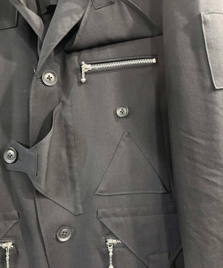 2018SS yohji yamamoto pour homme SAMPLE ファスナージャケット（HW-J93-100）
