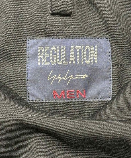 REGULATION yohji yamamoto MEN ウール RIB FLAP パンツ（HS-P02-140）