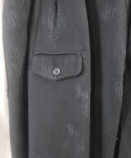 19aw BLACK Scandal yohji yamamoto pour homme ジャガードミリタリーパンツ （HC-P17-107）