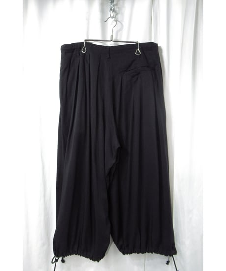 19aw BLACK Scandal yohji yamamoto pour homme 16タック バルーンパンツ（HC-P80-223）