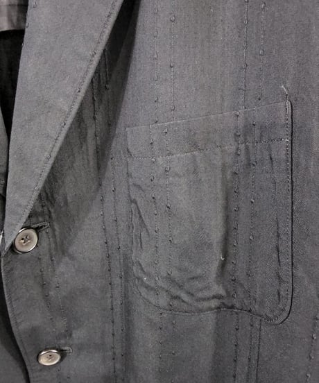 Y's for men  yohji yamamoto 黒 3釦ノーパットジャケット （MQ-J06-209）