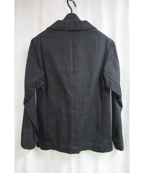 Y's yohji yamamoto 黒 コットンデザイン燕尾ジャケット YE-J01-025