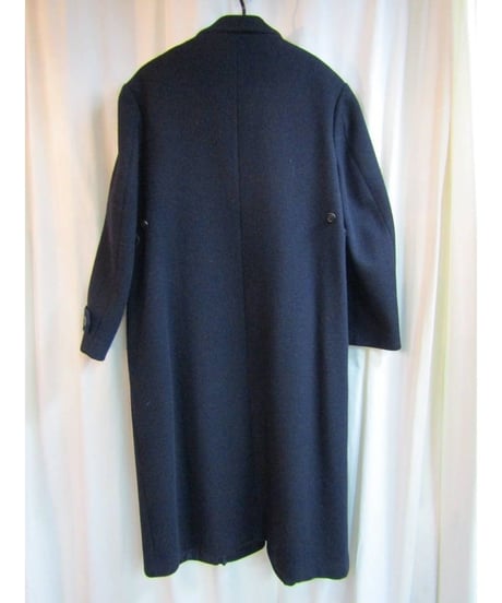 90's Y's yohji yamamoto vintage NAVY三つボタンロングコート YN-C63-104
