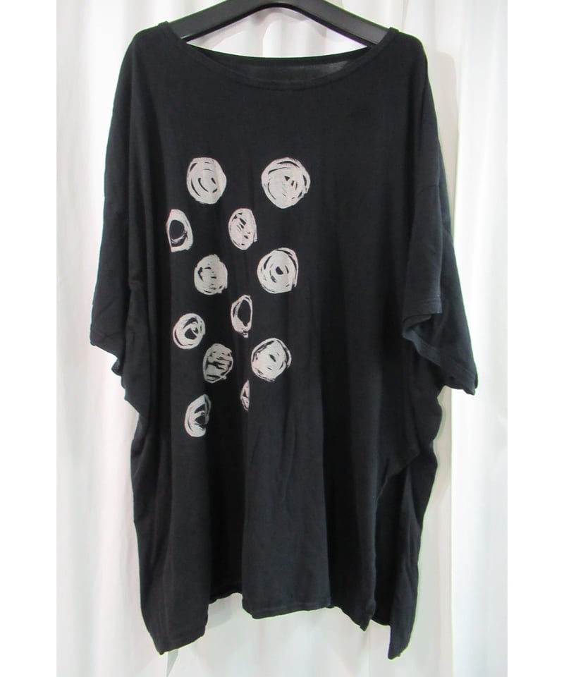19ss BLACK Scandal yohji yamamoto +noir 抜染デザイン...