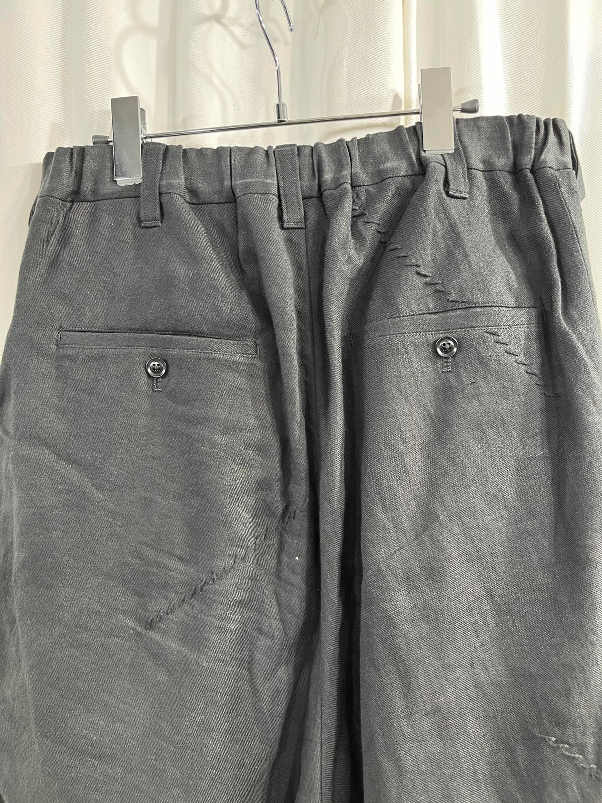 yohjiyamamoto 25ss タキシードサルエルパンツ Yohji Yamamoto - 【残り一点】サルエルパンツ(Taタキシード