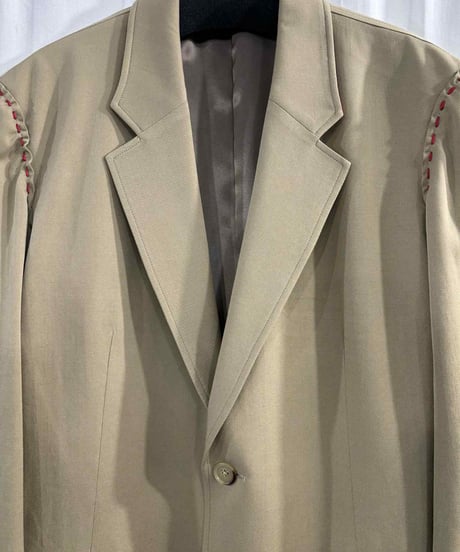 美品 2017AW yohji yamamoto pour homme ２ボタンジャケット（HK-J55-147）
