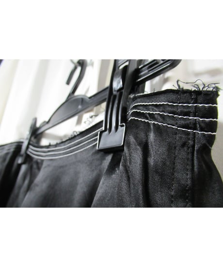 Y's yohji yamamoto ステッチデザイン7分丈パンツ YB-P26-225
