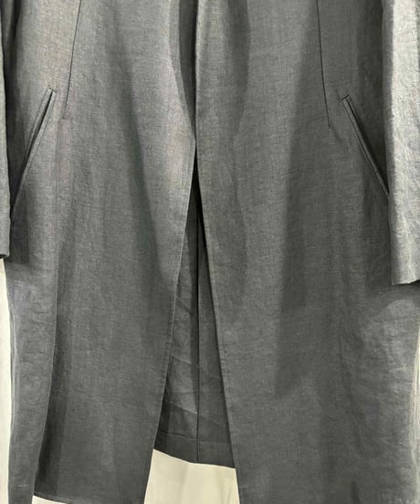 2018SS yohji yamamoto pour homme ノーカラーロングジャケット（HW-J14-325）