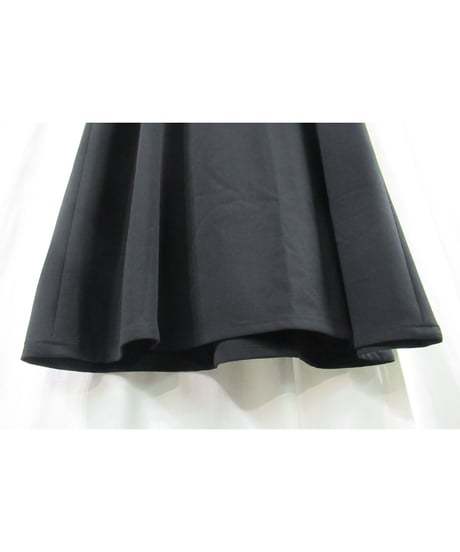 yohji yamamoto +noir パイピングポケットデザイン シンプルフレアスカート（NZ-S01-102）