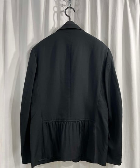 2007SS yohji yamamoto pour homme ギャザー 3釦ジャケット（HT-J27-100）