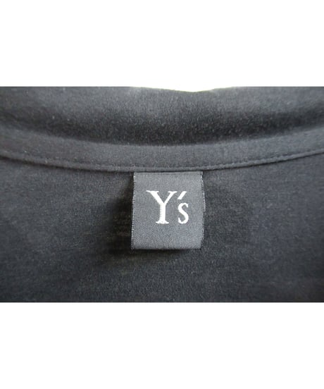 Y's yohji yamamoto カットソーデザインシャツワンピース YN-T47-973