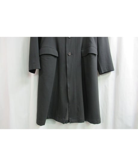 90’s Y's yohji yamamoto vintag カーキ Aラインシンプルコート YI-C06-115