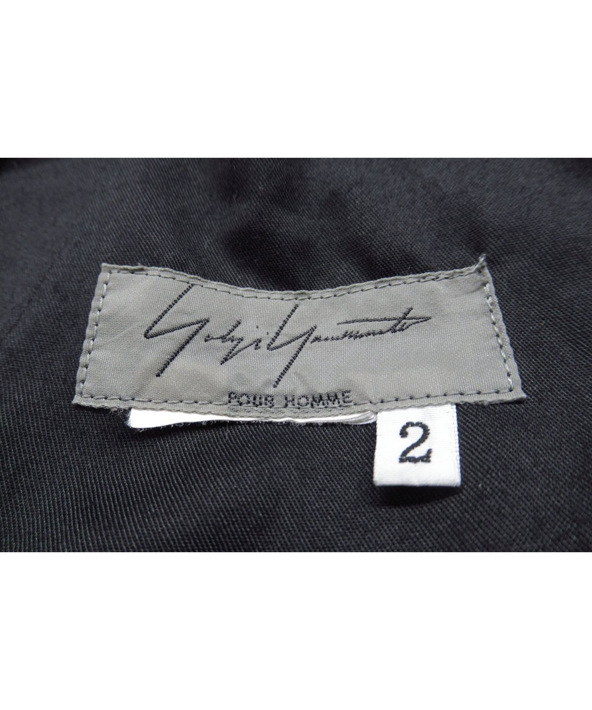 15aw yohji yamamoto pour homme 切りっぱなし 裾レイヤード 15aw yohji yamamoto pour homme 切りっぱなし 裾レイヤード