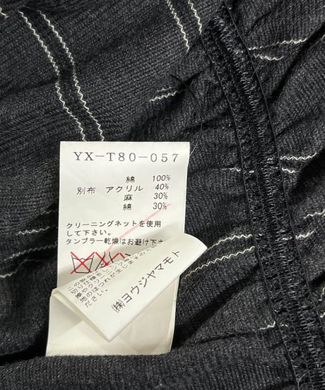 Y's yohji yamamoto デザインカーディガン（YX-T80-057）