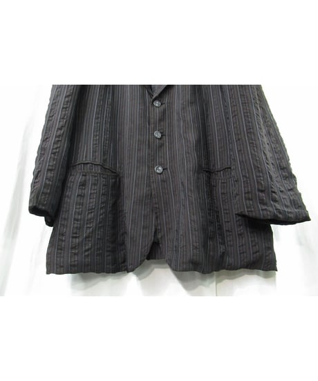 97ss yohji yamamoto pour homme vintage ストライプデザインジャケット（HU-J11-213）