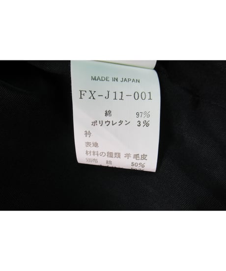 新品 レア 07aw yohji yamamoto famme  黒 羊毛 ロングジャケット FX-J11-001