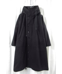 yohji yamamoto pour homme 切りっぱなし ラグランスリーブデザイン ミリタリーコート（FQ-C55-102）