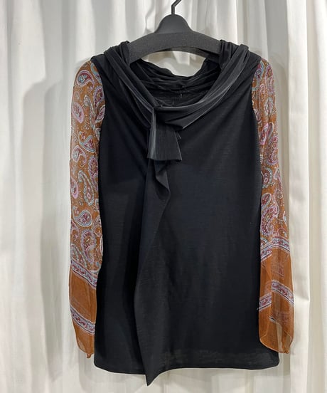 2002SS yohji yamamoto femme デザインブラウス（FE-B14-801）