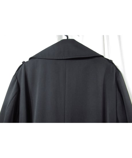 96aw yohji yamamoto femme vintage ベルトデザイン ボタンレスロングコート（FG-C10-106）