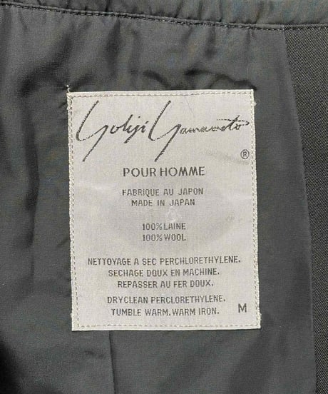 難あり 1980's yohji yamamoto pour homme vintage 丸文字ロゴ ジャケット（H-J-006xxx）