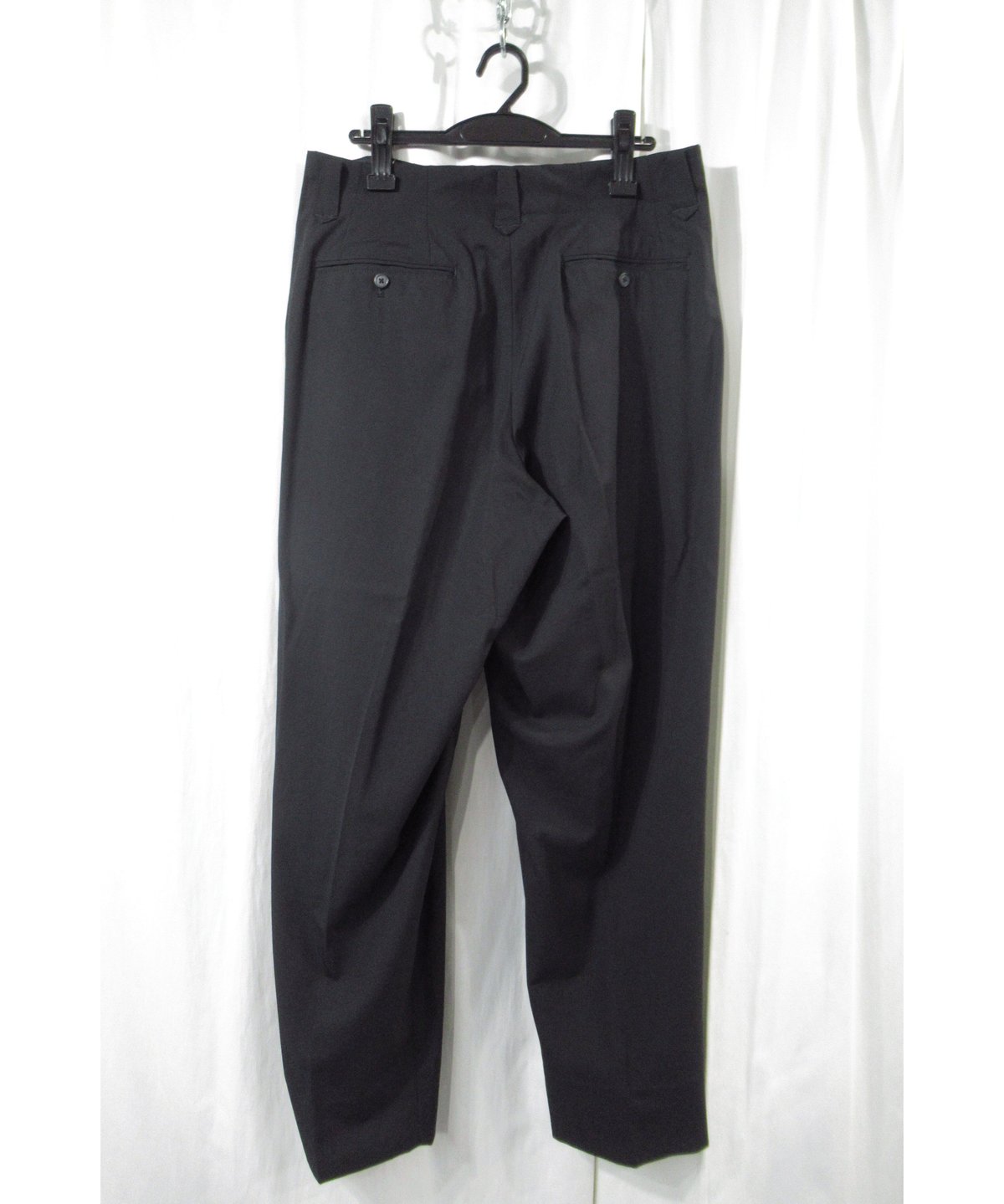 Y’s ギヤバジン　スラックスヨウジヤマモトビンテージ90’s L black Y's ギヤバジン スラックスヨウジヤマモトビンテージ90's L