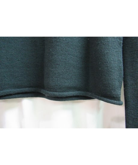 Y's yohji yamamoto 切りっぱなしデザインタートルニット YB-K02-174