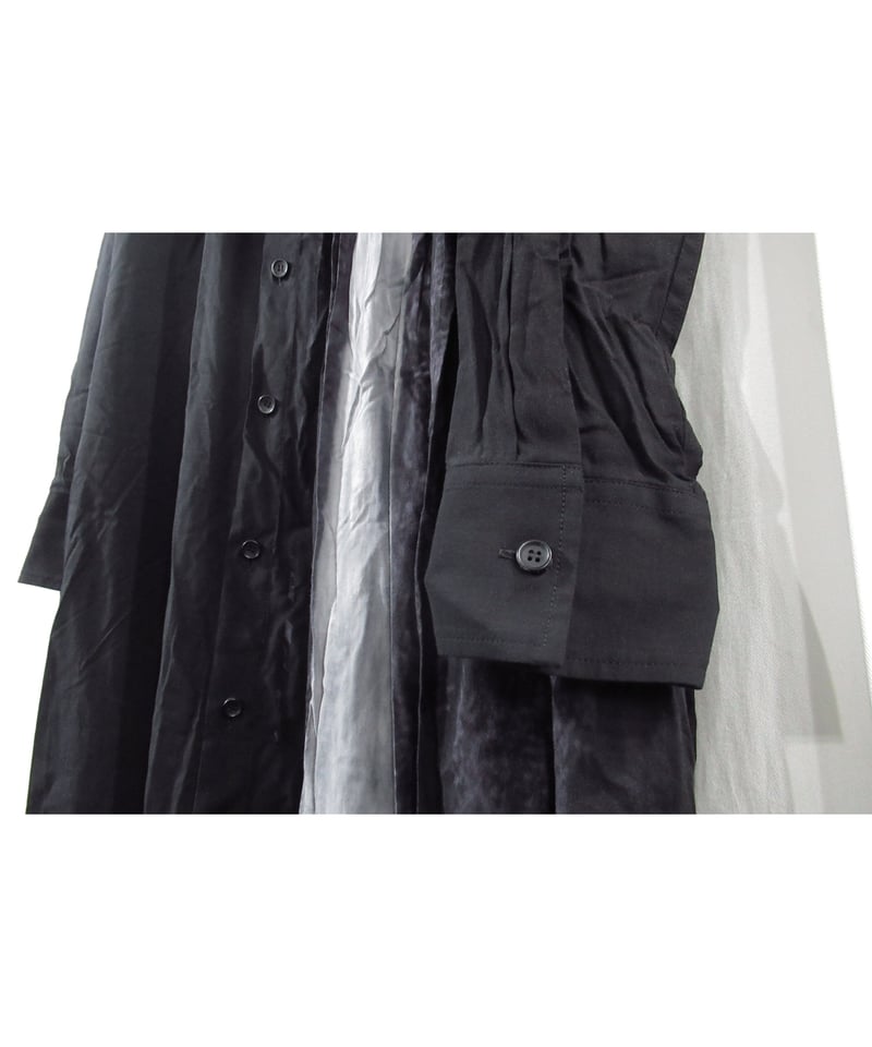 20aw yohji yamamoto femme レーヨン デザインロングブラウス（FR-B